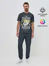 Мужская пижама с брюками / Fighter forever