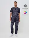 Мужская пижама с брюками / Узор