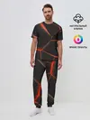 Мужская пижама с брюками / Лава 3D