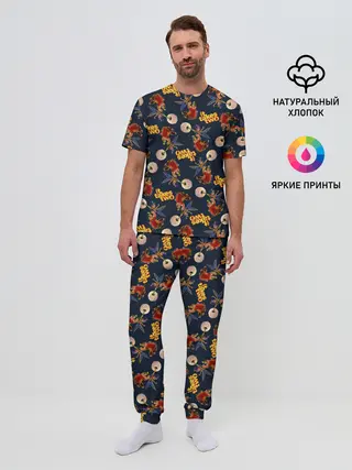 Мужская пижама с брюками / It Takes Two pattern