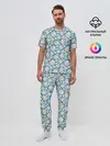 Мужская пижама с брюками / Волейбол
