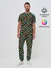 Мужская пижама с брюками / Бильярд