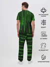 Мужская пижама с брюками / Двоичный код 3D