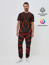 Мужская пижама с брюками / СПОРТ ЛИНИИ 3D