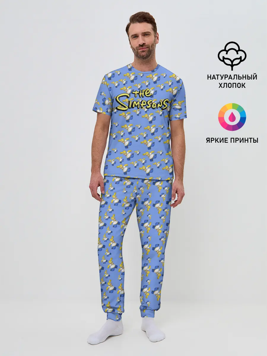 Мужская пижама с брюками / Gomers pattern