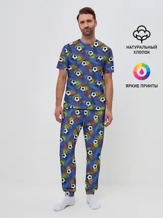 Мужская пижама с брюками / Goal