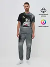 Мужская пижама с брюками / Космос / Абстракция