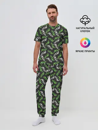 Мужская пижама с брюками / RUN
