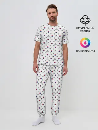 Мужская пижама с брюками / Taekwondo