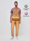 Мужская пижама с брюками / Мем собака качок DOGE