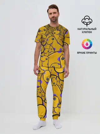 Мужская пижама с брюками / Несси