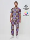 Мужская пижама с брюками / Медведи на ковре