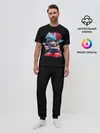 Мужская пижама с брюками / Бойфренд показывает язык
