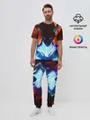 Мужская пижама с брюками / Поднятие уровня в одиночку