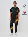 Мужская пижама с брюками / Поднятие уровня в одиночку