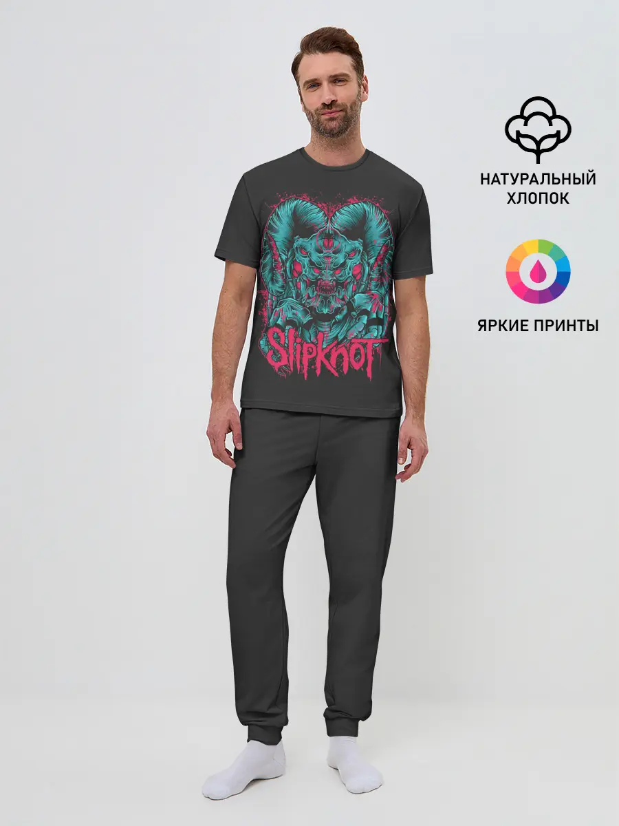 Мужская пижама с брюками / Slipknot Monster