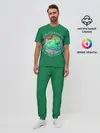 Мужская пижама с брюками / Спящий Бульбазавр