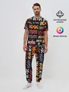 Мужская пижама с брюками / AC DC LOGOBOMBING
