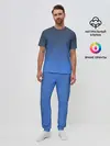 Мужская пижама с брюками / DARK OCEAN GRADIENT
