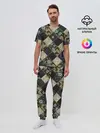 Мужская пижама с брюками / Лоскутное шитье