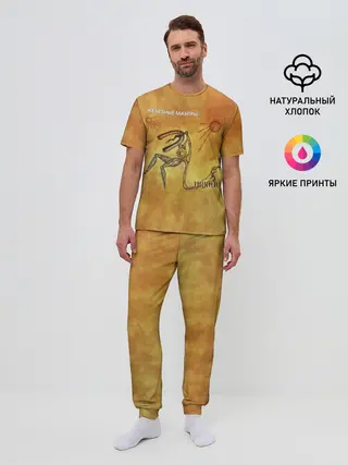 Мужская пижама с брюками / ЖЕЛЕЗНЫЕ МАНТРЫ Пикник