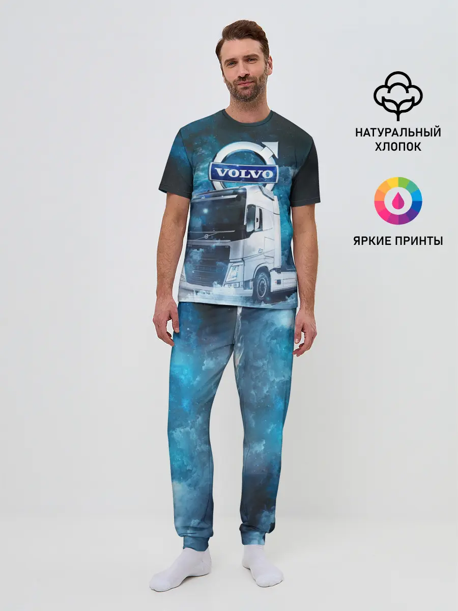 Мужская пижама с брюками / Volvo truck