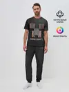 Мужская пижама с брюками / MINECRAFT TEXTURE IRON