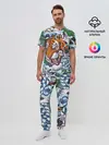 Мужская пижама с брюками / Тигр