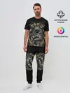 Мужская пижама с брюками / Золотой лев