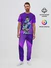 Мужская пижама с брюками / Fortnite Blue Jade