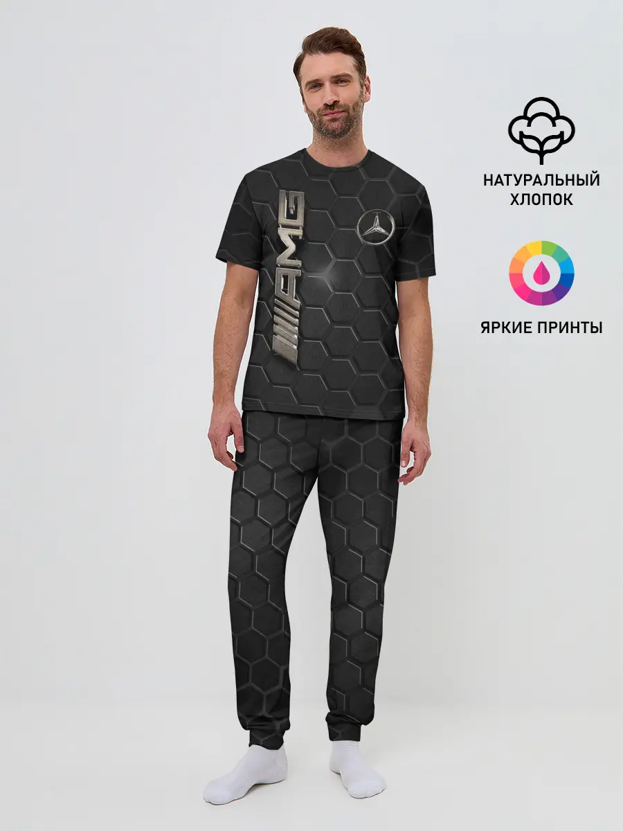 Мужская пижама с брюками / MERCEDES LOGO BRONZE