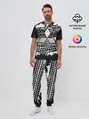 Мужская пижама с брюками / MITSUBISHI СЛЕДЫ ШИН