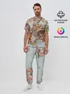 Мужская пижама с брюками / Тигр в облаках