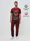 Мужская пижама с брюками / Собака в стиле KISS