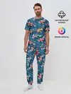 Мужская пижама с брюками / Японские карпы