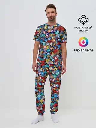 Мужская пижама с брюками / Языки программирования