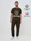Мужская пижама с брюками / Элизиум череп Горгоны
