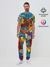 Мужская пижама с брюками / LOVE | PEACE | PARTY