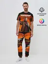 Мужская пижама с брюками / Кольт на фоне Джулианны