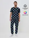 Мужская пижама с брюками / ПСЖ ПАТТЕРН | PSG PATTERN