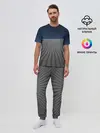 Мужская пижама с брюками / Пустыня дюна песок ночь