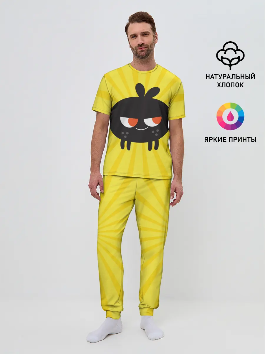 Мужская пижама с брюками / Toca Boca Yellow