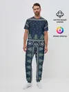 Мужская пижама с брюками / Зимняя ночь