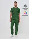 Мужская пижама с брюками / Печатная плата