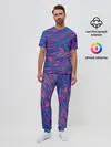 Мужская пижама с брюками / Glitch EFFECT