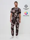 Мужская пижама с брюками / Кофейные зёрна