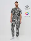 Мужская пижама с брюками / Демонический хаос