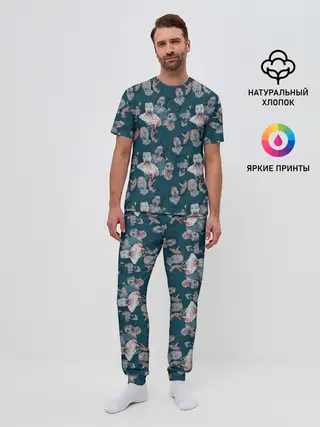 Мужская пижама с брюками / Живые Мертвецы