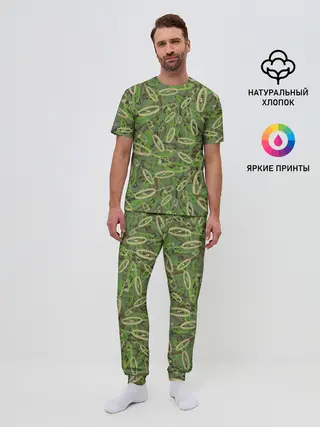 Мужская пижама с брюками / Капканы