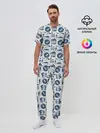 Мужская пижама с брюками / Fishing Club